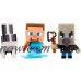 Minecraft Build-A-Mini 3-Pack Pack Steve W/Frostwalker Boots, Vindicator, Toast   567078281